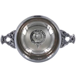 Carruthers Family Clan Crest Quaich - CBQ1