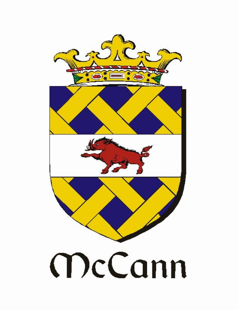 McCann Irish Coat of Arms Regular Buckle