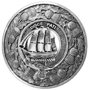 Duncan Clan Badge Scottish Plaid Brooch