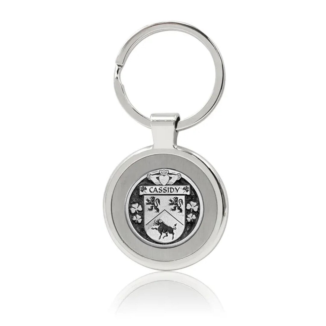 Cassidy Irish Stainless Steel Key Ring - Etsy