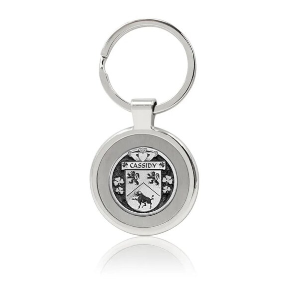 Cassidy Irish Stainless Steel Key Ring - Etsy