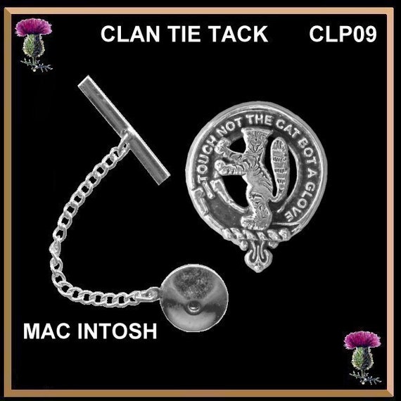 Kerr Scottish Clan Crest Tie Tack/Lapel Pin 