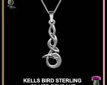 Colgante Kells Bird - Plata de ley