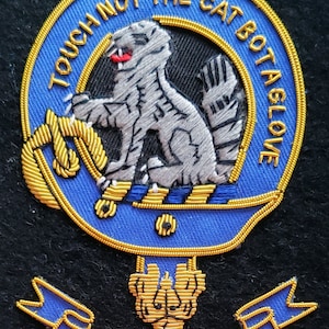 MacPherson Scottish Clan Embroidered Crest