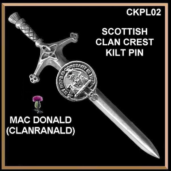 Macdonald kilt pin sales