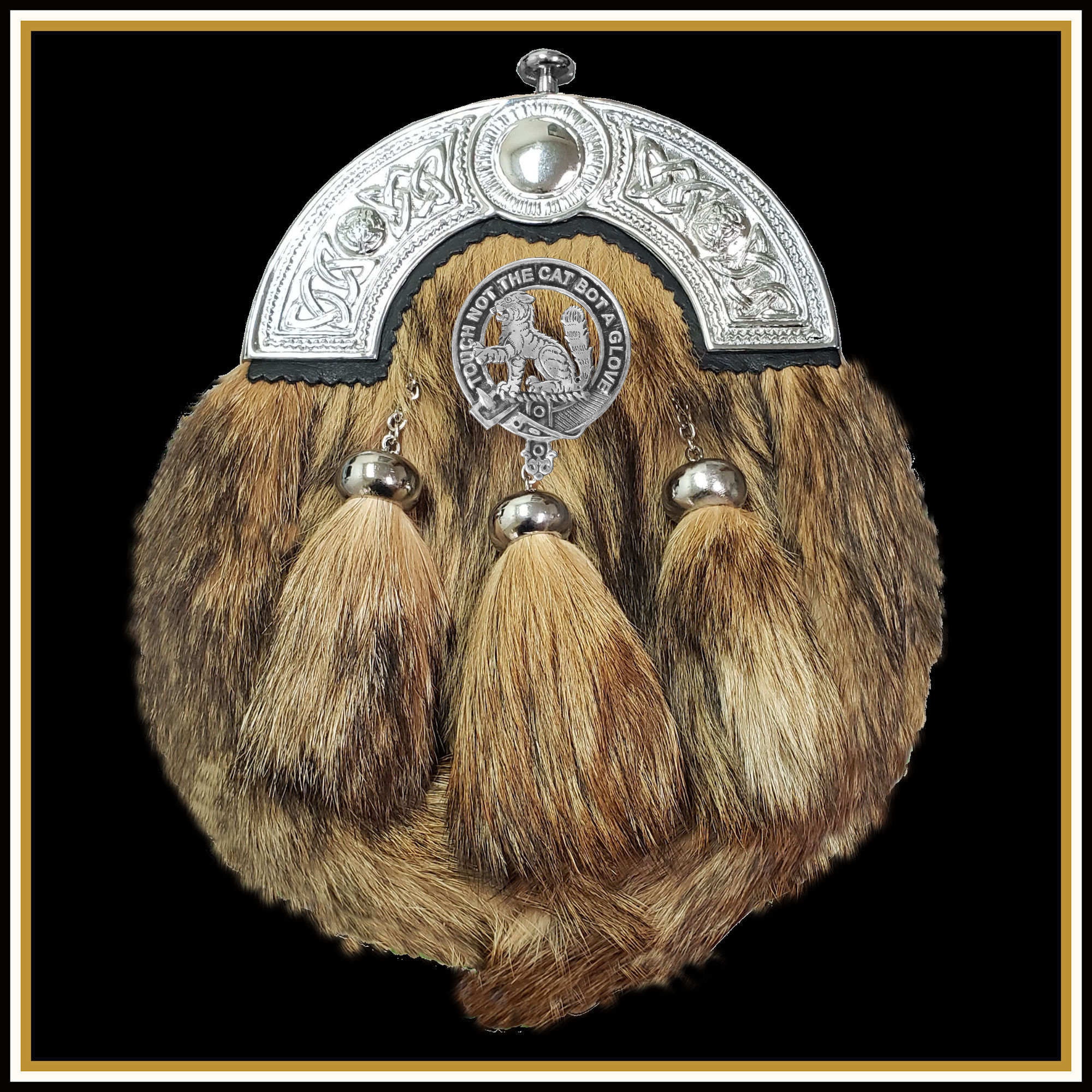 Clan MacPherson Scottish Crest Badge Brooch Pin Clothes Costume Gift Souvenir 