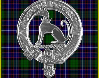 Hunter Clan Crest Scottish Cap Badge CB02