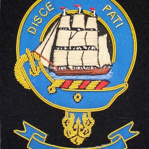 Duncan Scottish Clan Embroidered Crest