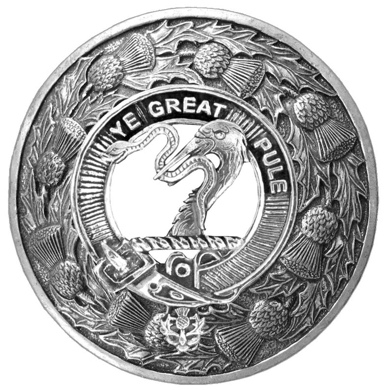 Mercer Clan Badge Scottish Plaid Brooch