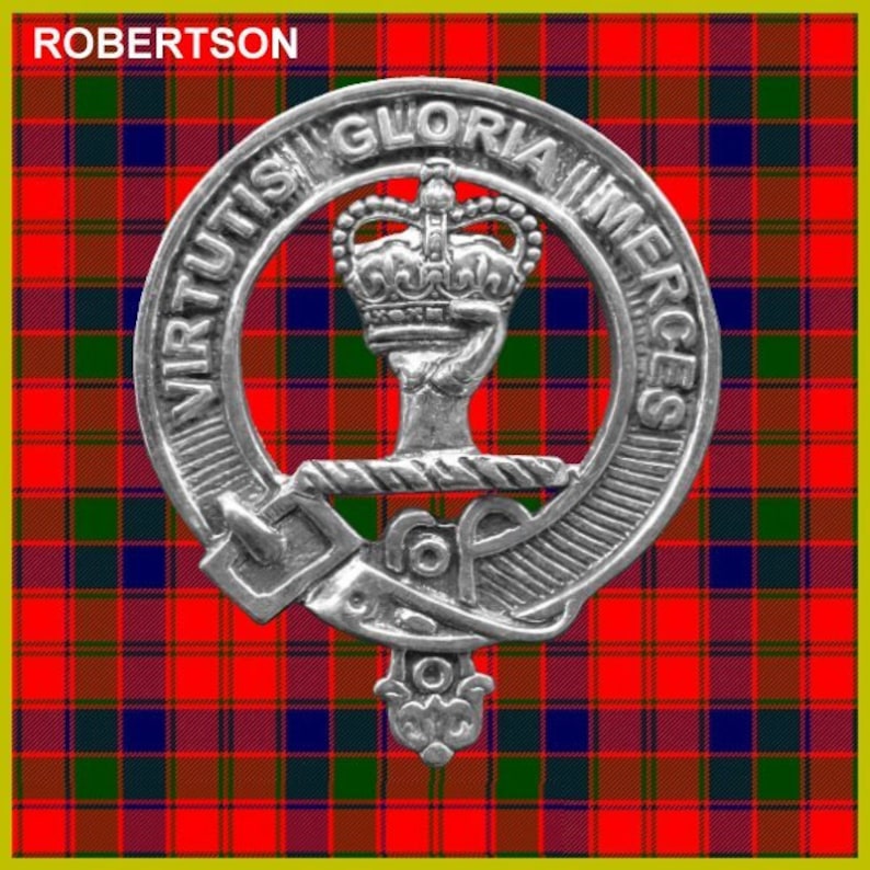 Robertson Clan Crest Scottish Cap Badge CB02 | Etsy