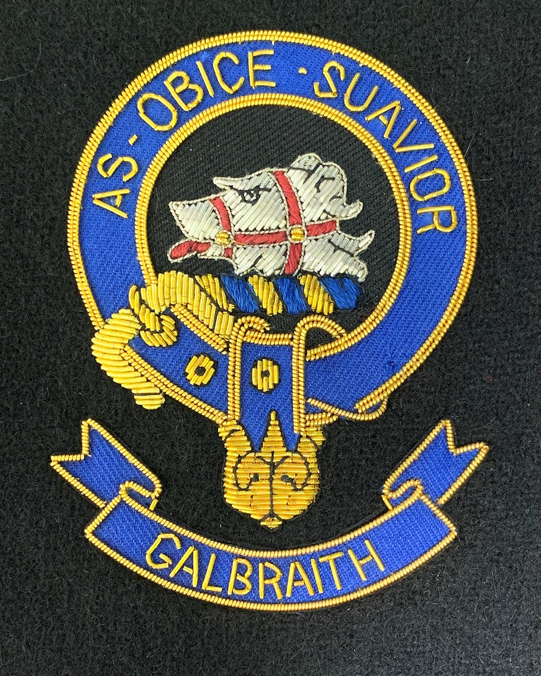 Galbraith Scottish Clan Embroidered Crest Etsy