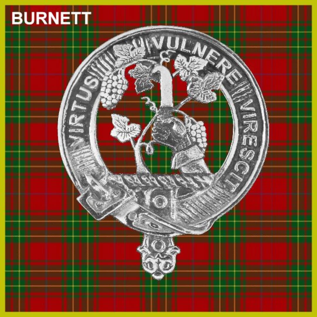 Burnett Tartan Crest Classic Cap