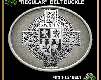 Murphy Irish Coat of Arms Regular Buckle