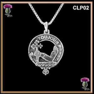 Pendentif écossais écusson du clan MacDonald Dunnyveg CLP02