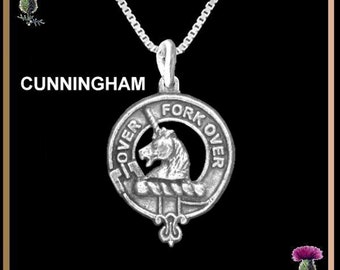 Cunningham  Clan Crest Scottish Pendant CLP02