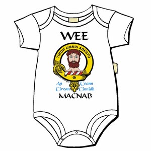 Macnab Schottischer Clan Wappen Baby Pullover