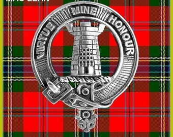 MacLean Clan Crest Scottish Cap Badge CB02