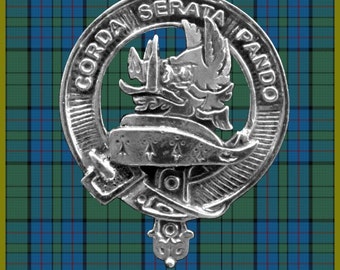 Lockhart Clan Crest Scottish Cap Badge CB02