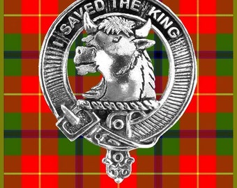 Turnbull Clan Crest Scottish Cap Badge CB02