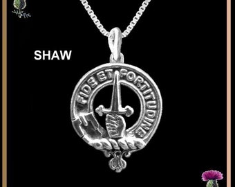 Shaw  Clan Crest Scottish Pendant CLP02