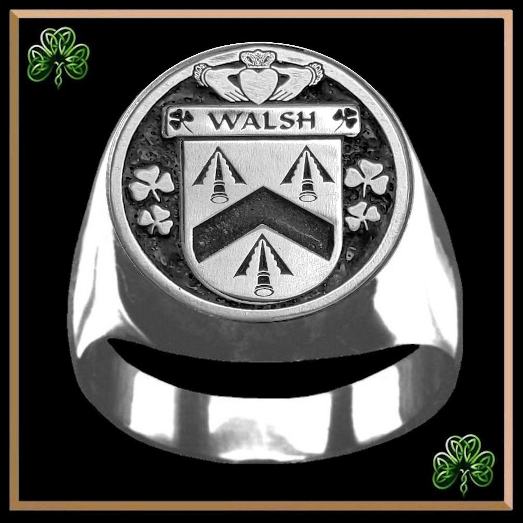 Walsh Irish Coat Of Arms Gents Ring Ic100 Etsy Walsh Irish Coat Of Arms Gents Ring Ic100 Etsy
