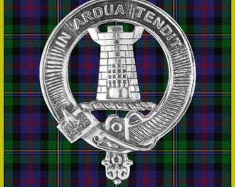Malcolm Clan Crest Scottish Cap Badge CB02