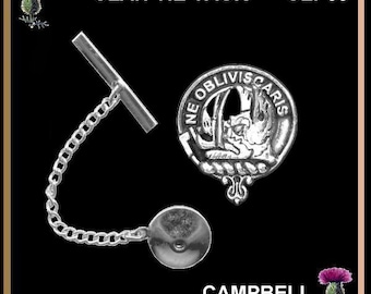 Clan Crest Scottish Tie Tack Lapel Pin - All Clans