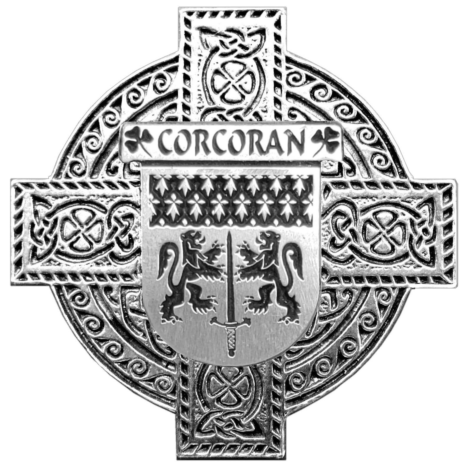 Corcoran Irish Coat Of Arms Badge Stainless Steel Tankard | Etsy