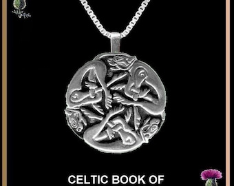 Celtic Zoomorphic  Hounds Dogs Pendant