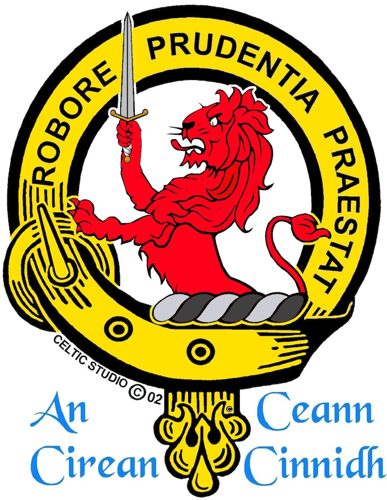 Young Clan Crest Scottish Cap Badge CB02 - Etsy