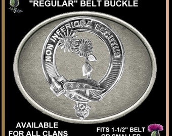 Buchan Clan Crest Regular Buckle