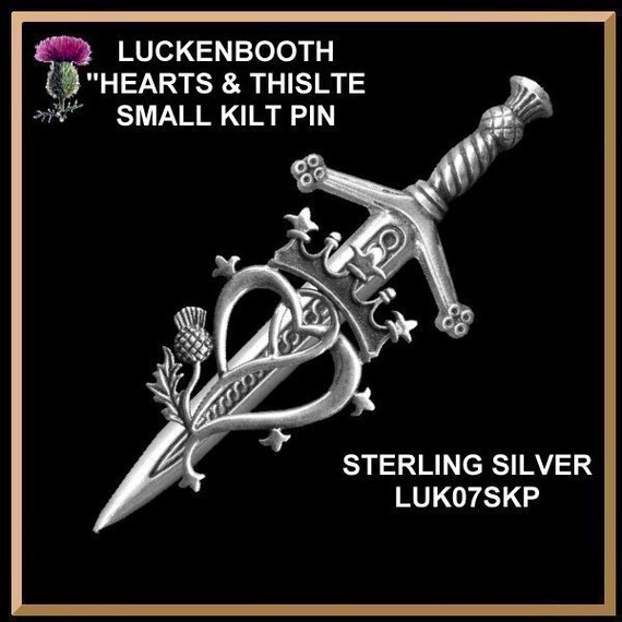 luckenbooth kilt pin