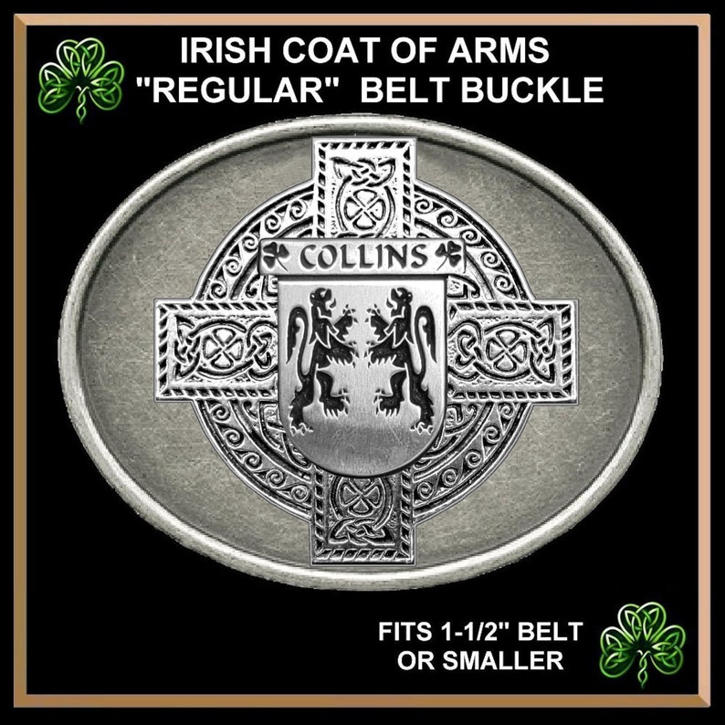 Collins Irish Outlet SALE Coat of NEW Arms Buckle Regular