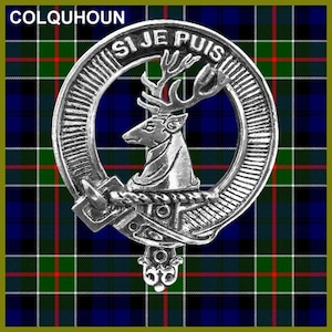Colquhoun Clan Crest Scottish Cap Badge CB02