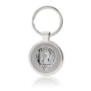 MacIain Clan Crest Stainless Steel Key Ring