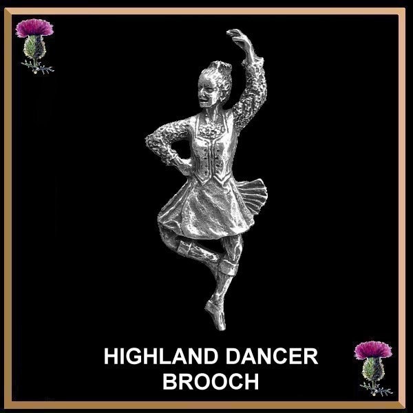 Highland Dancer Brooch Scottish Pin - Etsy