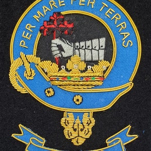 MacDonald Donald Clan Embroidered Crest
