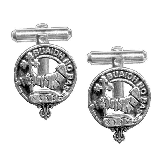 MacDonald Scottish Clan Crest Cufflinks Sleat