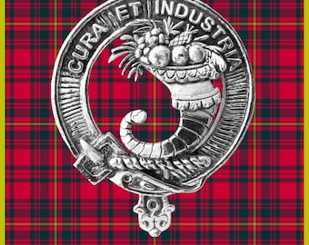 Walker Clan-embleem Schotse pet-badge CB02