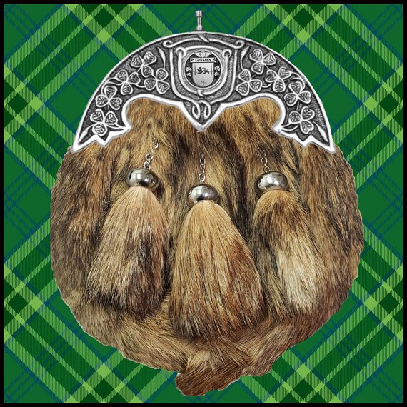 Gorman Irish Coat of Arms Dress Fur Sporran