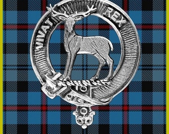 MacCorquodale Clan Crest Scottish Cap Badge CB02