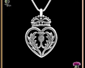 Scottish Luckenbooth Thistle Pendant Emblem Of Scotland