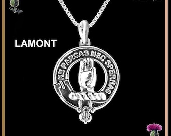 Lamont  Clan Crest Scottish Pendant CLP02