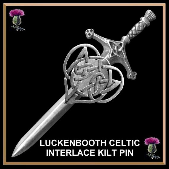 luckenbooth kilt pin