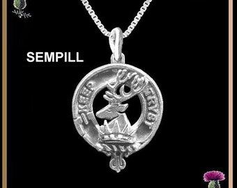 Sempill Clan Crest Scottish Pendant CLP02