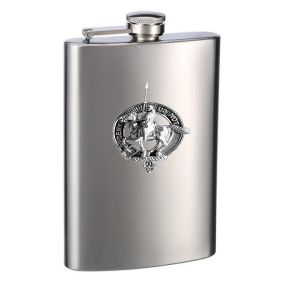 8oz Badge Stainless Steel Flask 8oz Badge Stainless Steel Flask