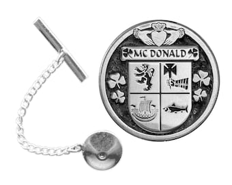 Pin de solapa/alfiler de corbata con el escudo de armas irlandés de McDonald
