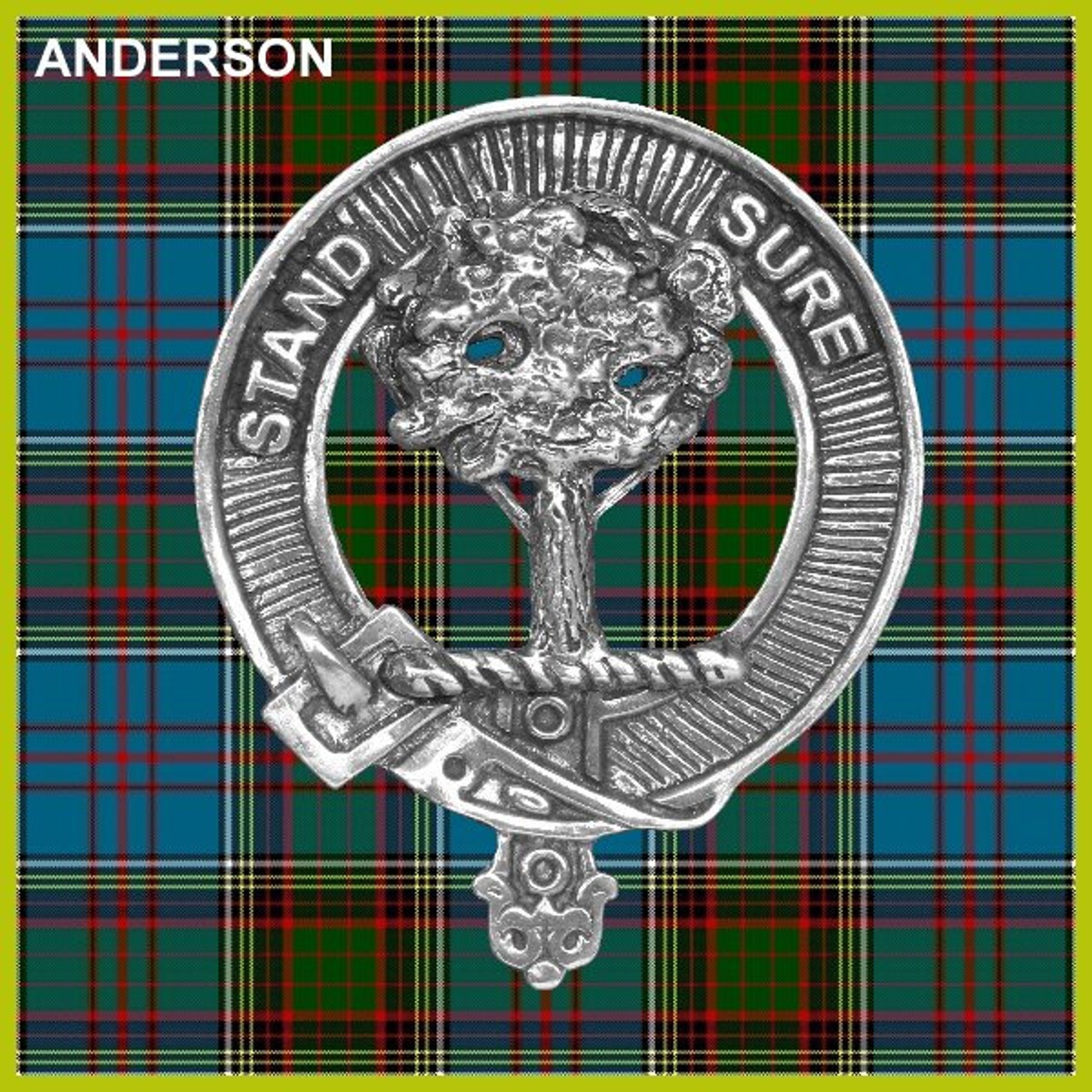 Anderson Scottish Clan Insignia Sporran Cuero | Etsy