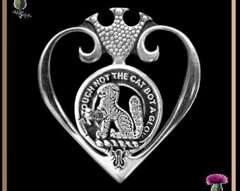 MacPherson Clan Crest Luckenbooth Brooch or Pendant
