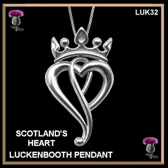 Scotland s Heart Luckenbooth Pendant Sterling Silver Etsy Canada